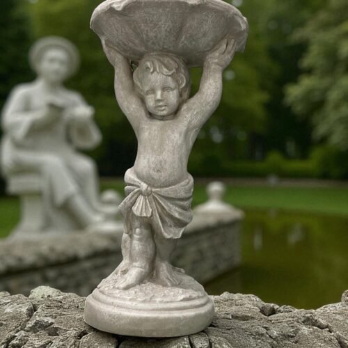 24" Concrete Birdbath Sculptor, finest stone finish, Outdoor Garden Figurine, Garden Decor,  birthday gifts, all occasions gift