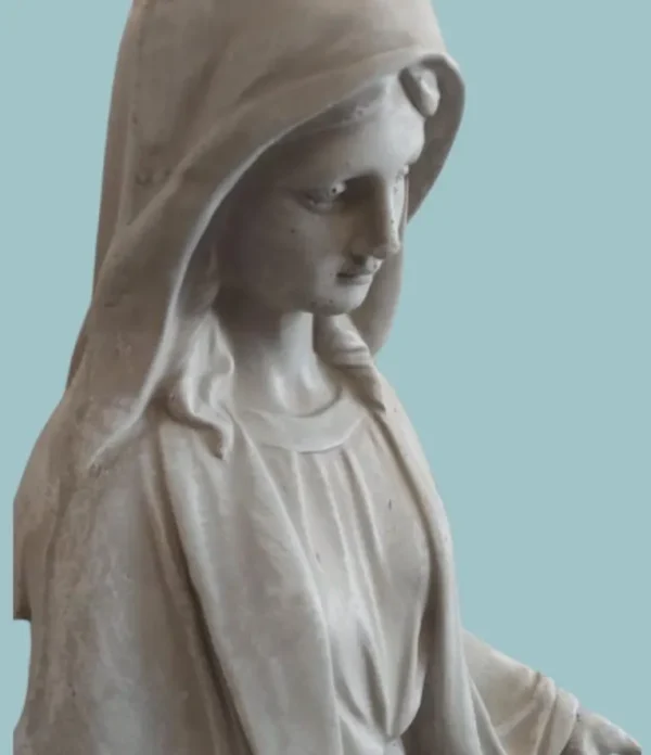 4 Ft Virgin Mary Concrete Religious Statue HANDMADE and Hand-Painted,  Housewarming decor. Christianity/Religion. Christmas Gift/Present