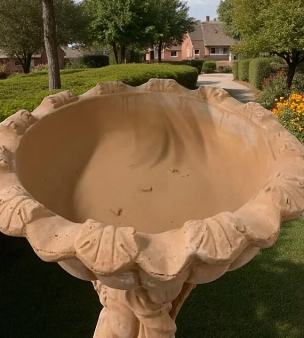 il_fullxfull.6334525798_cjei-Photoroom Baroque Cherubs Bird Bath 4Ft CONCRETE Baby Angels Statue, Sculpture, Free Customization, Free Paints, Art Sculpture