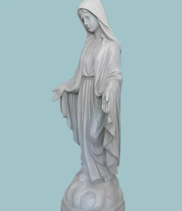 4 Ft Virgin Mary Concrete Religious Statue HANDMADE and Hand-Painted,  Housewarming decor. Christianity/Religion. Christmas Gift/Present