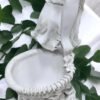 21" Flower Girl Statue with Planter – Antique Finish Garden Sculpture, Home decor, garden, outdoor/Indoor Statues