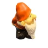 Ur Home Decor Funny Mooning Gnome – 7" Outdoor Garden Statue, Hilarious Gnome Gift