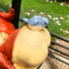 Ur Home Decor Funny Mooning Gnome – 7" Outdoor Garden Statue, Hilarious Gnome Gift