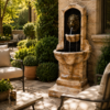 Stone Cast Wall Water Fountain