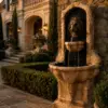 Stone Cast Wall Water Fountain