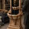 Stone Cast Wall Water Fountain